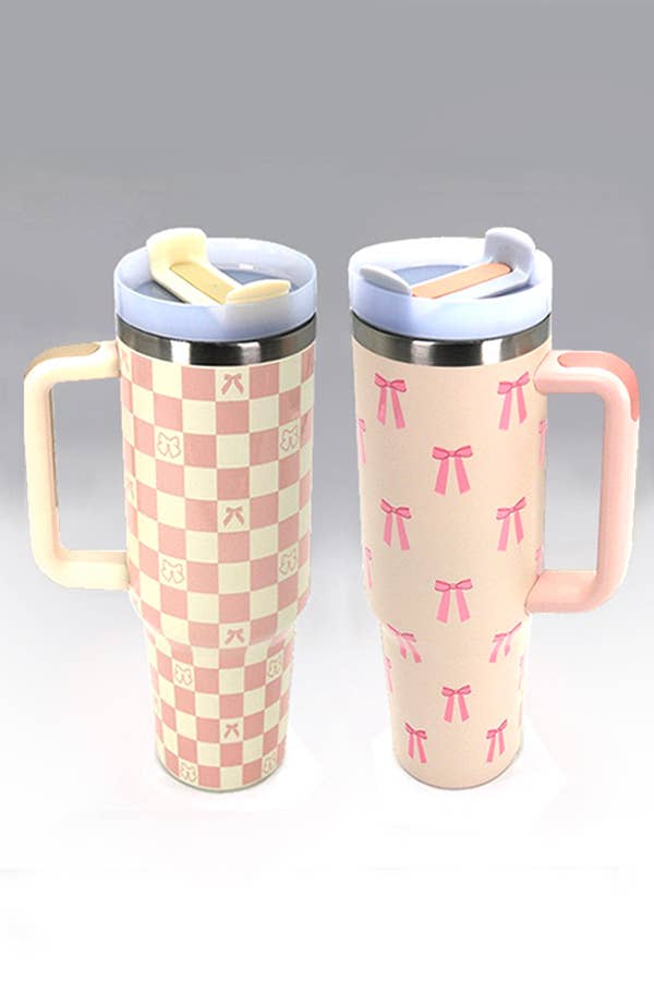 40oz Stainless Steel Tumbler Bow Series