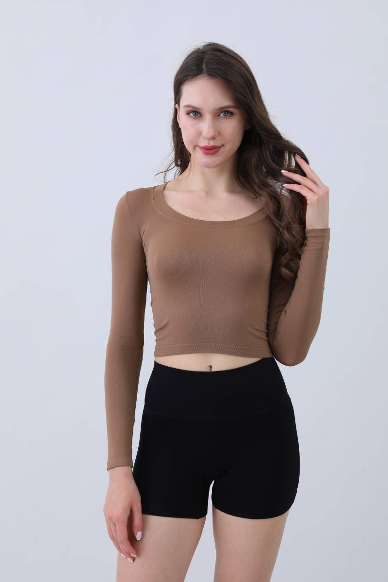Long Sleeve Crop Top