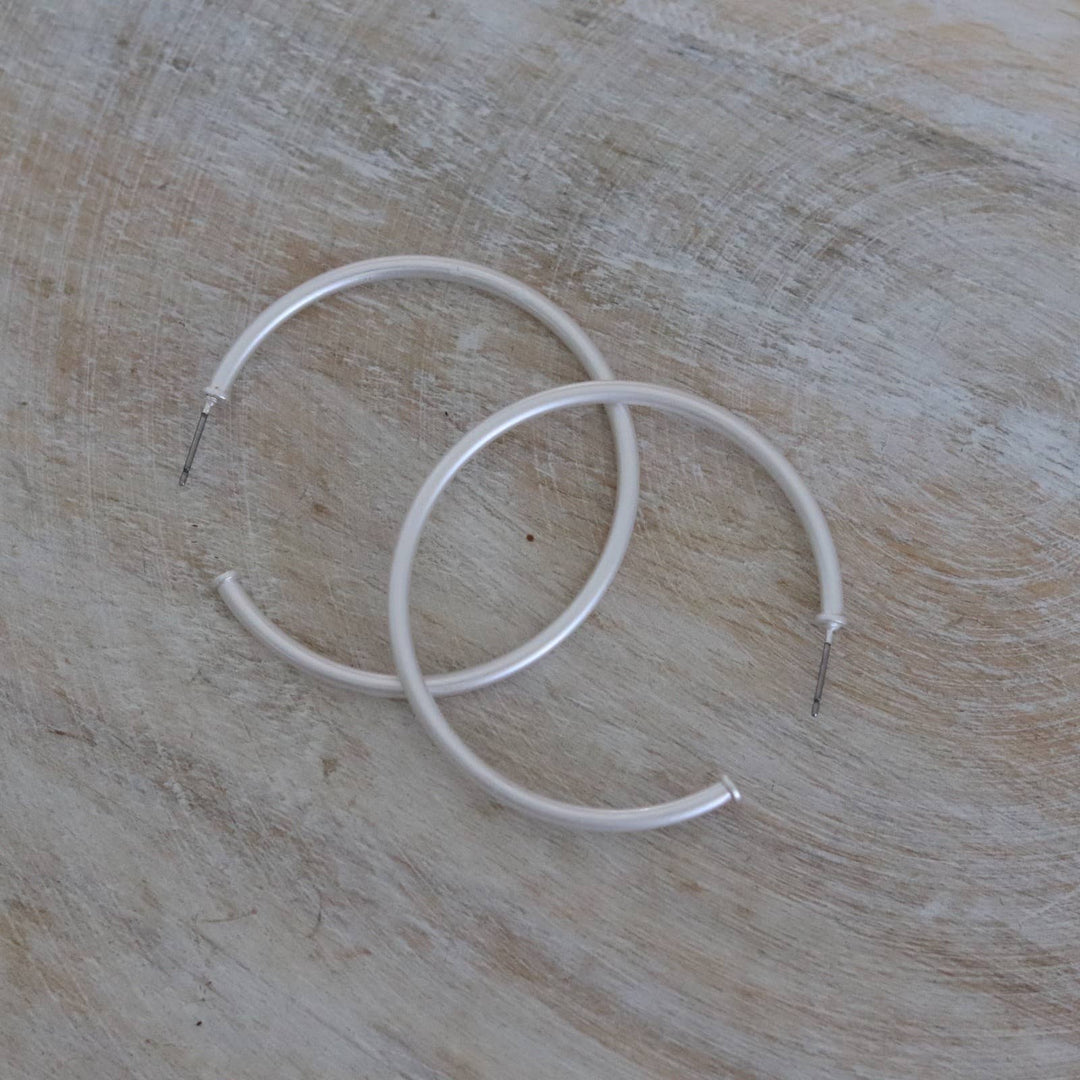 Everyday Silver Hoop Earrings