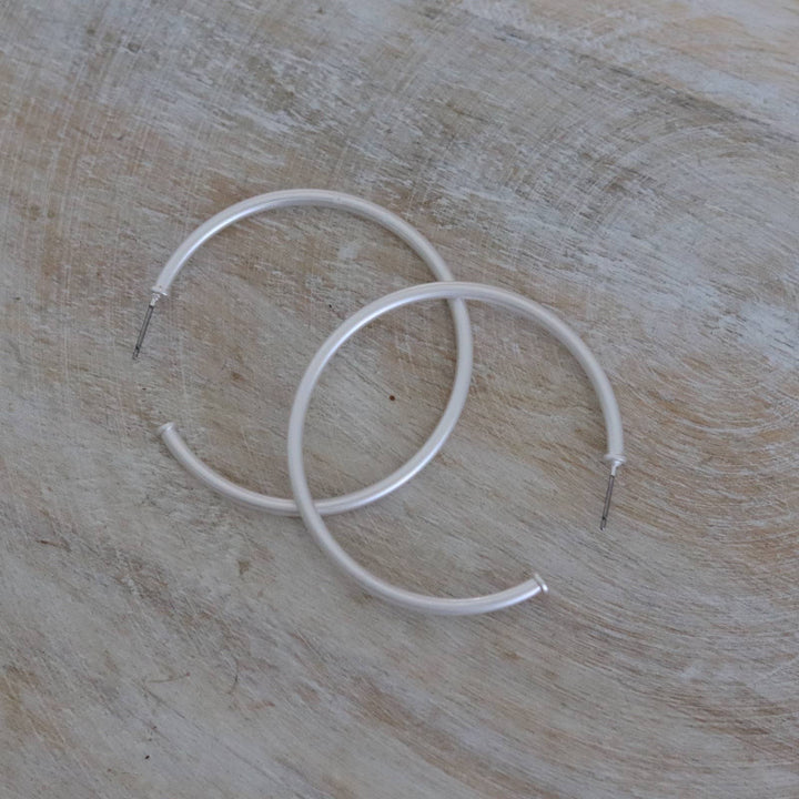 Everyday Silver Hoop Earrings