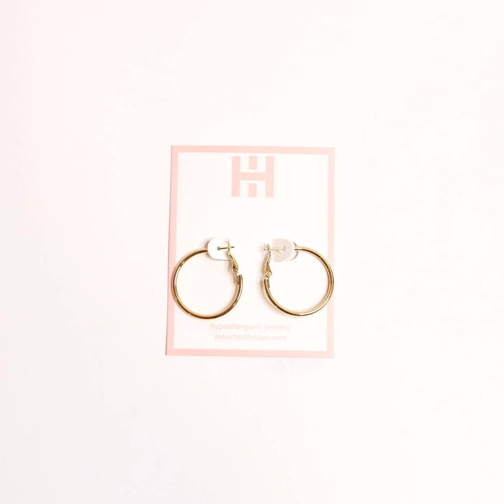 Waterproof Skinny Hoop Earrings - Small