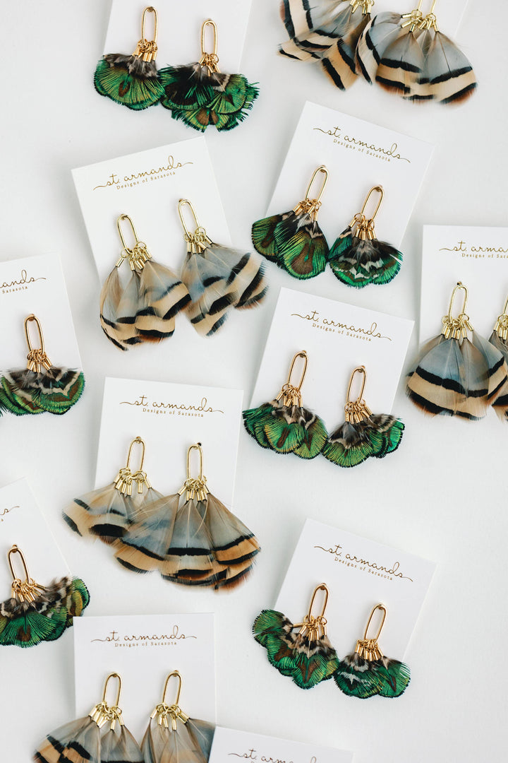 Mallard Feather Earrings