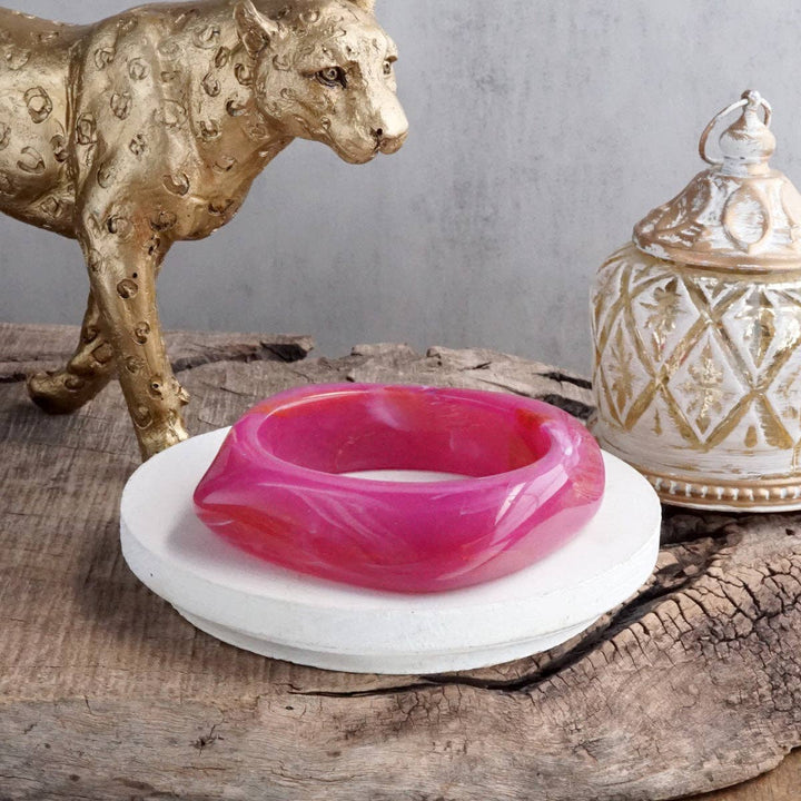 Square Acrylic Chunky Statement Bangle