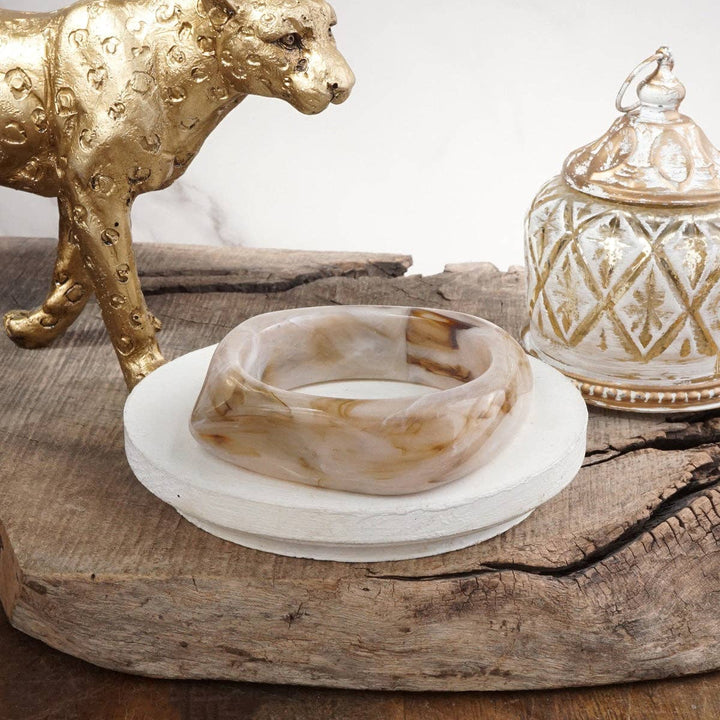 Square Acrylic Chunky Statement Bangle