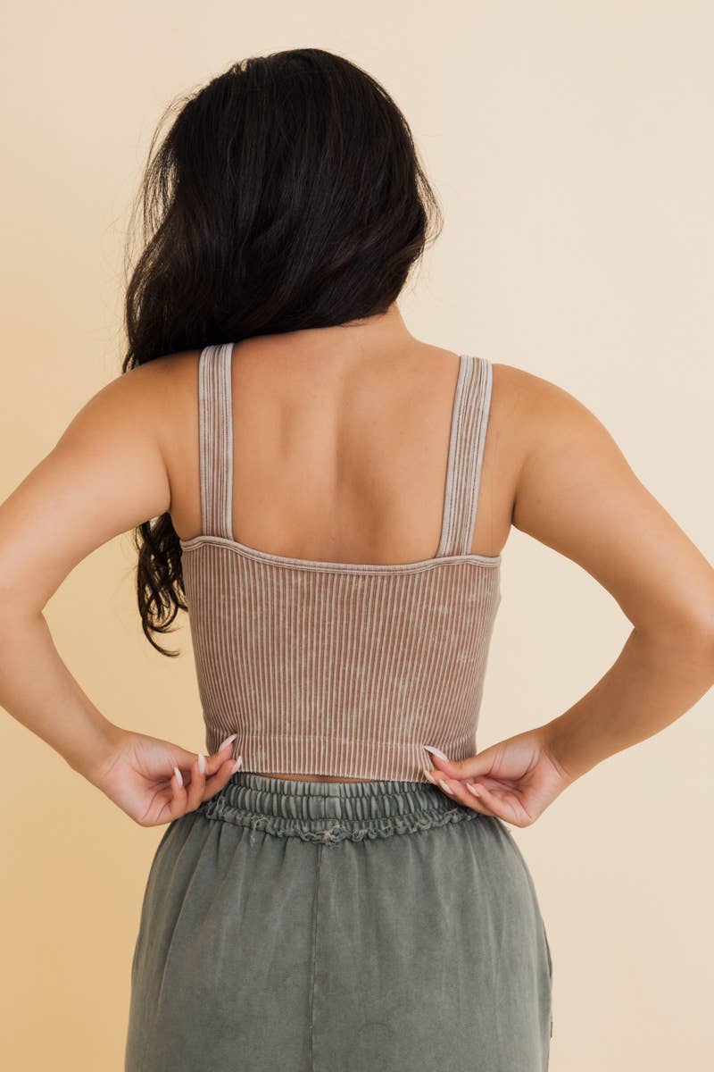 Ribbed Padded Bralette