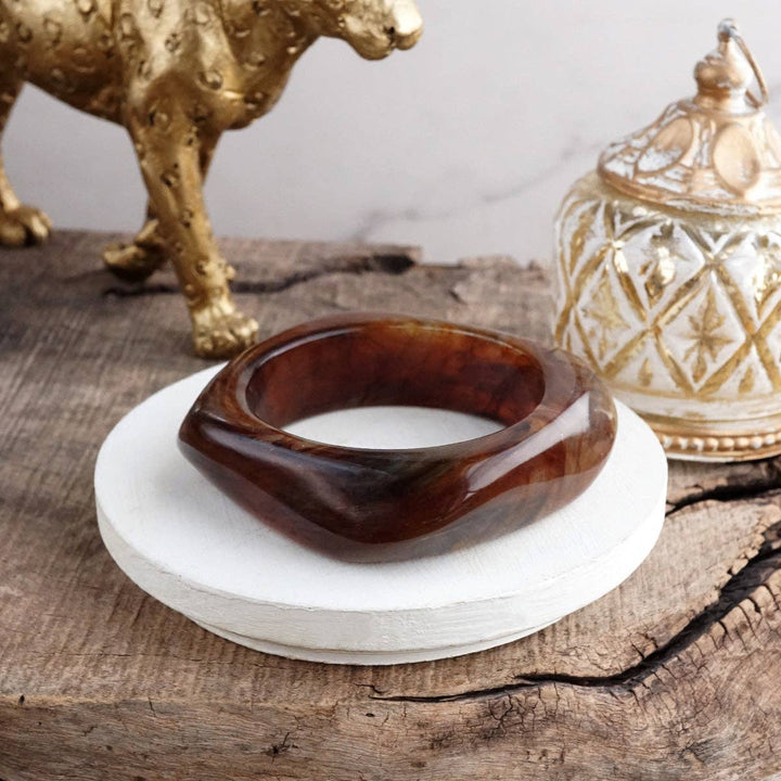 Square Acrylic Chunky Statement Bangle