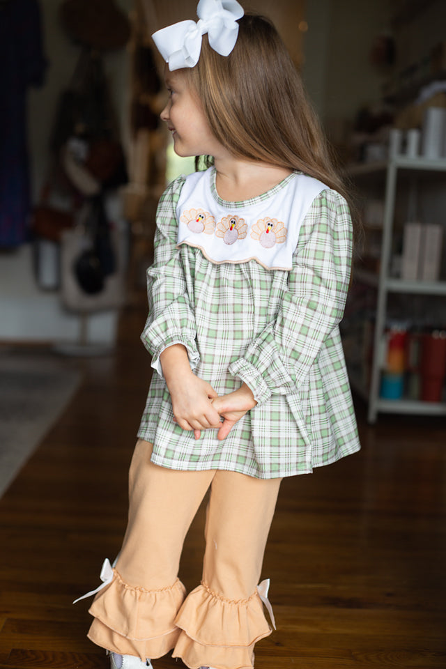 Turkey Plaid Pant Set