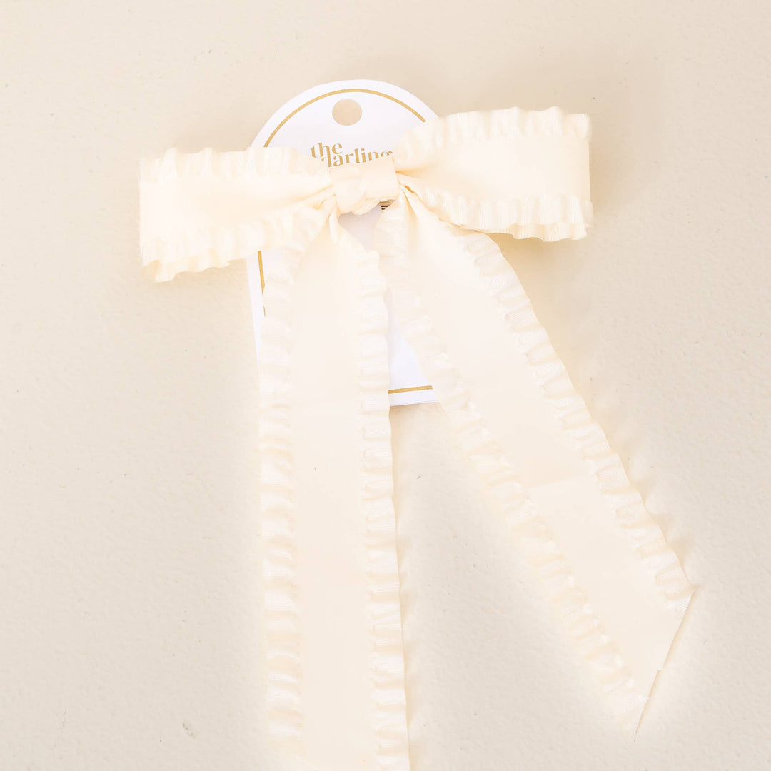 Ruffle Hair Bow