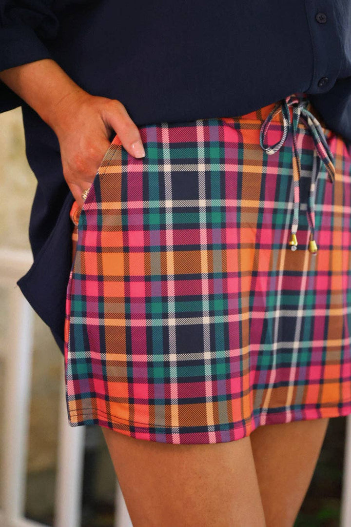 Patterned in Plaid Skort