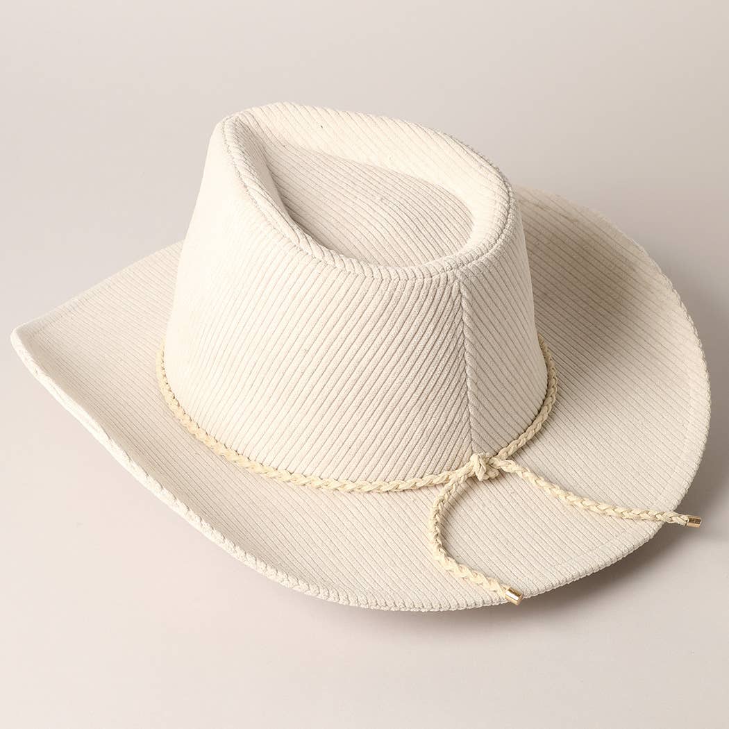 Western Corduroy Cowboy Hat