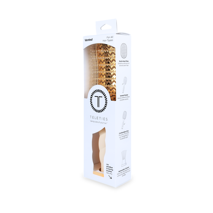 Vented Hair Brush | Tan