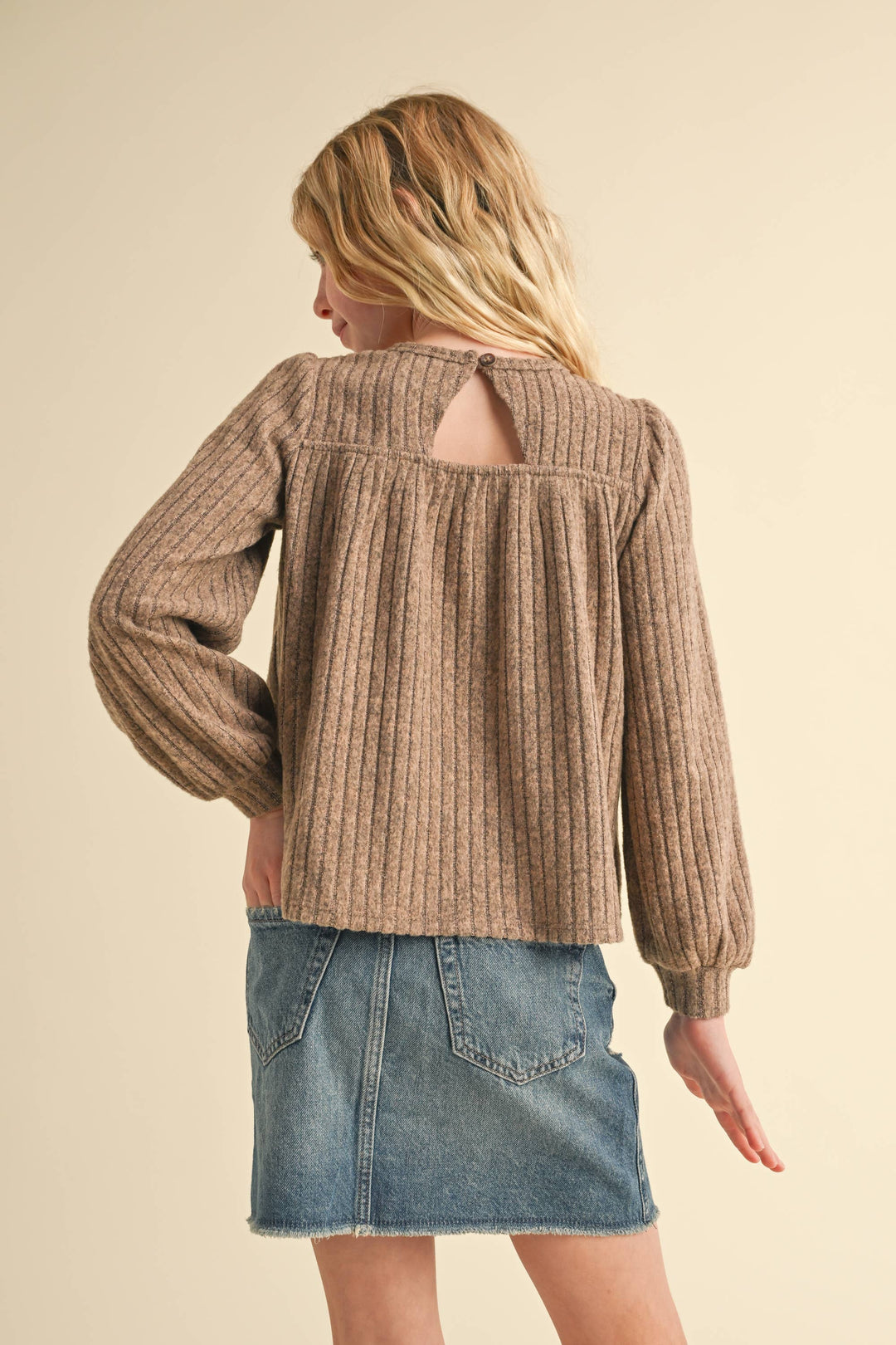 GIRLS BABYDOLL SWEATSHIRT