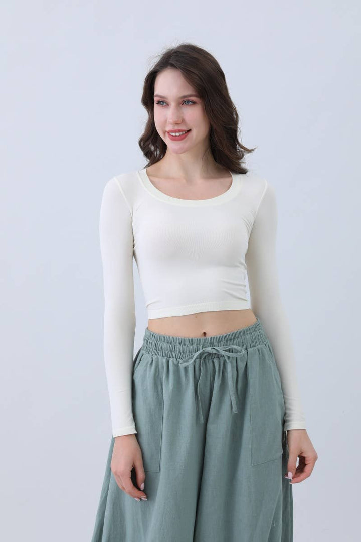 Long Sleeve Crop Top