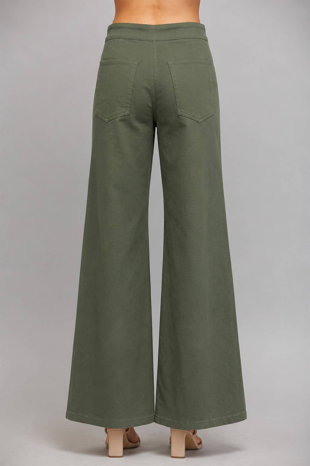 VERTICAL SEAM FLARE PANTS