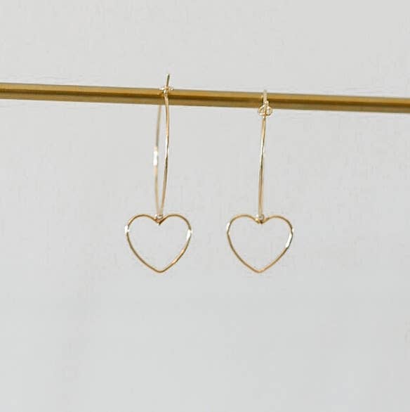 The Anna Ryan gold plated hoop earrings (medium)