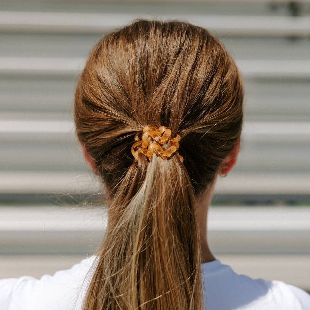 Spiral Hair Coils | Large | Go Tigers! Hair Ties