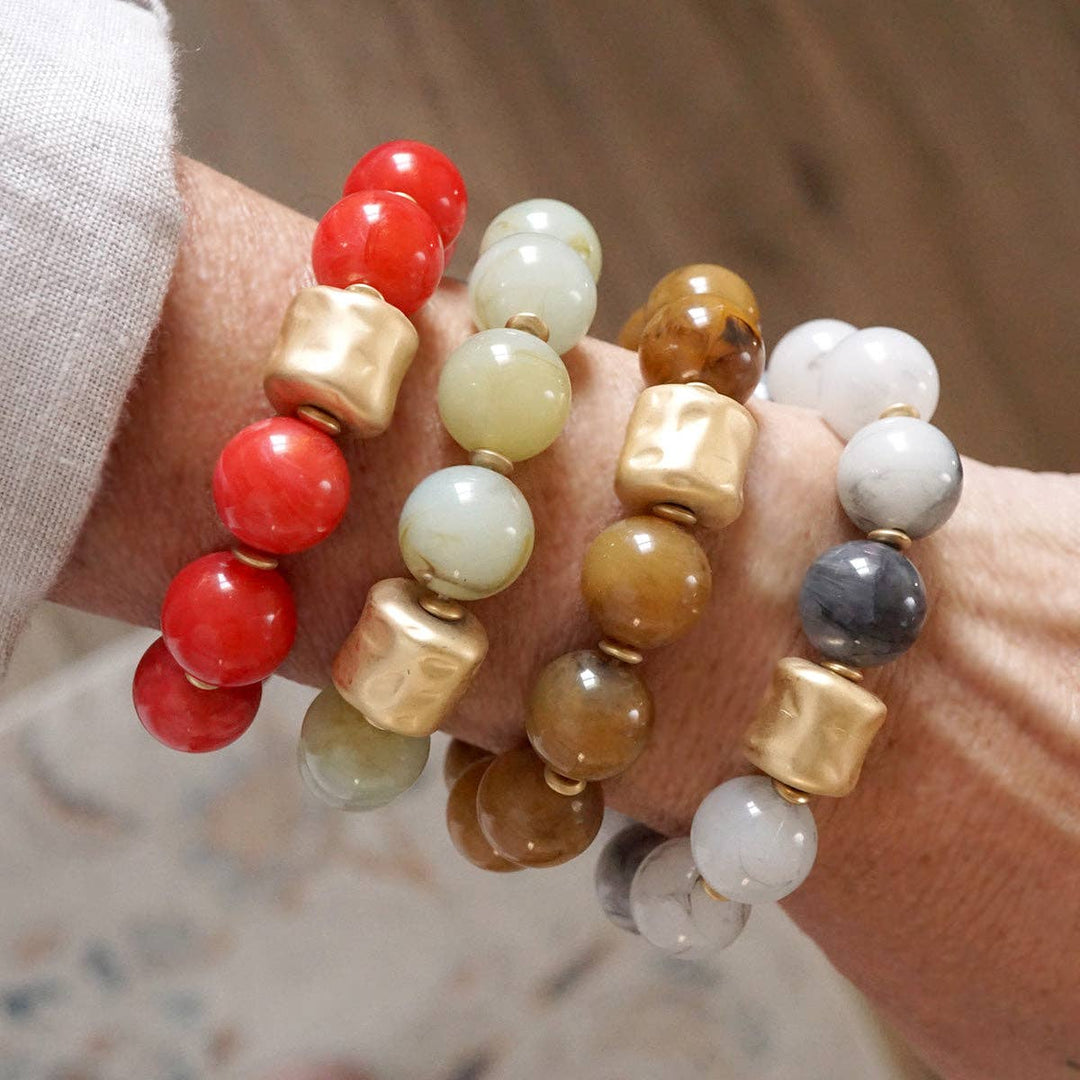 Chunky Beaded Statement Bracelets