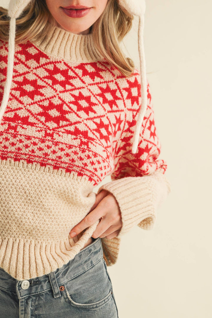 Winter Geo Sweater