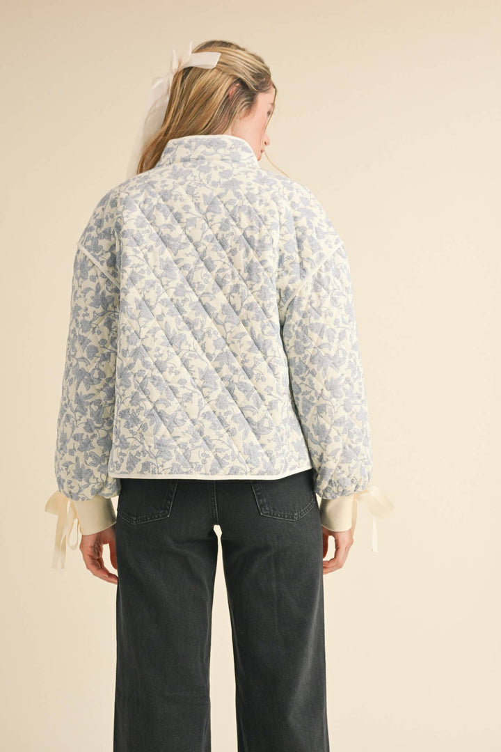 FLORAL QUILTED JACKET
