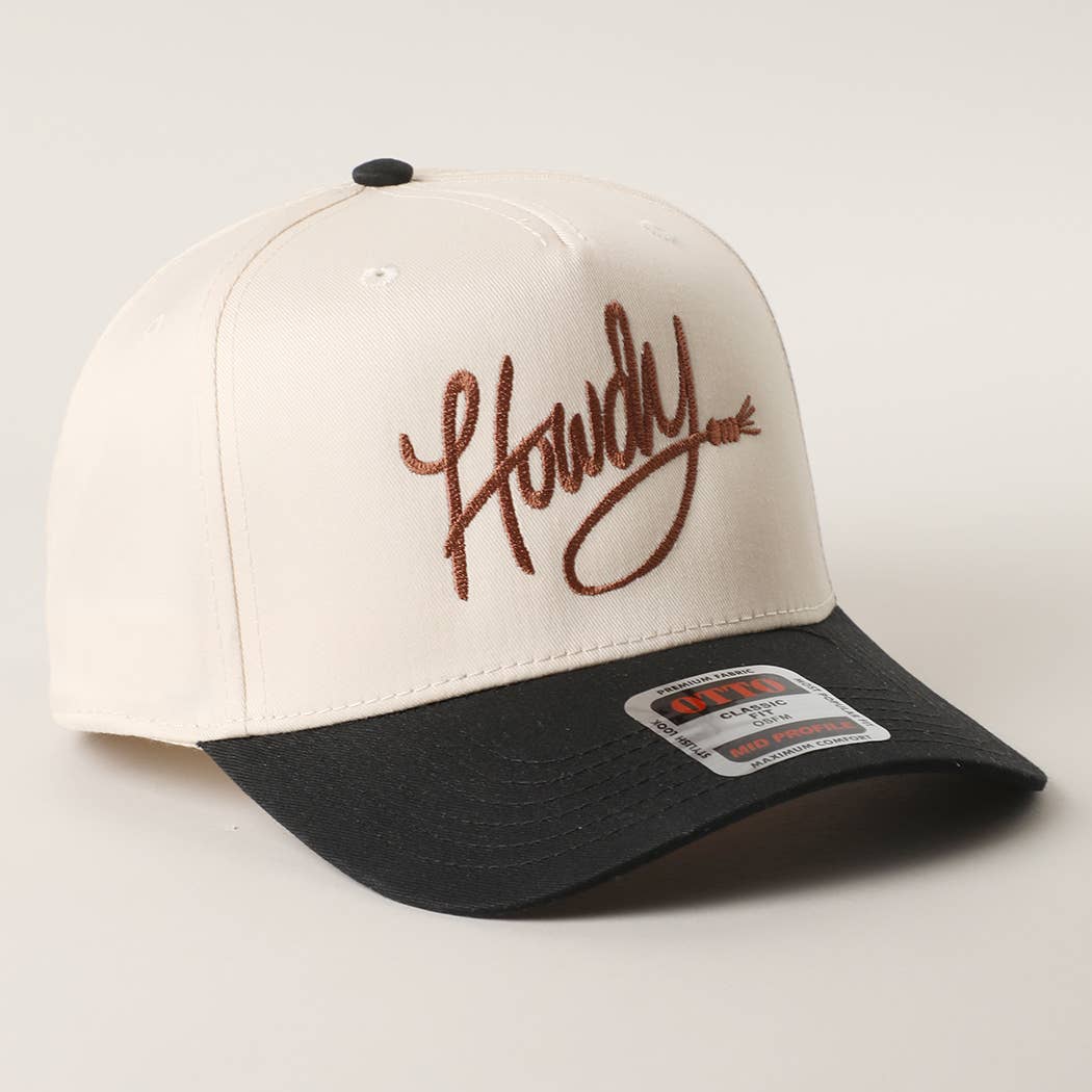 Howdy Two-Tone Trucker Hat